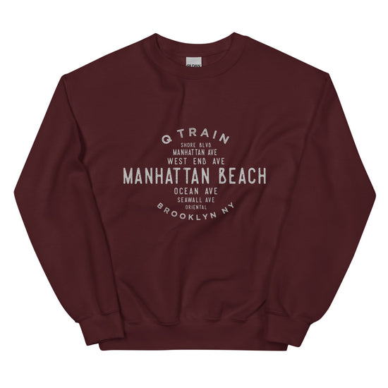 Manhattan Beach Brooklyn NYC Adult Sweatshirt