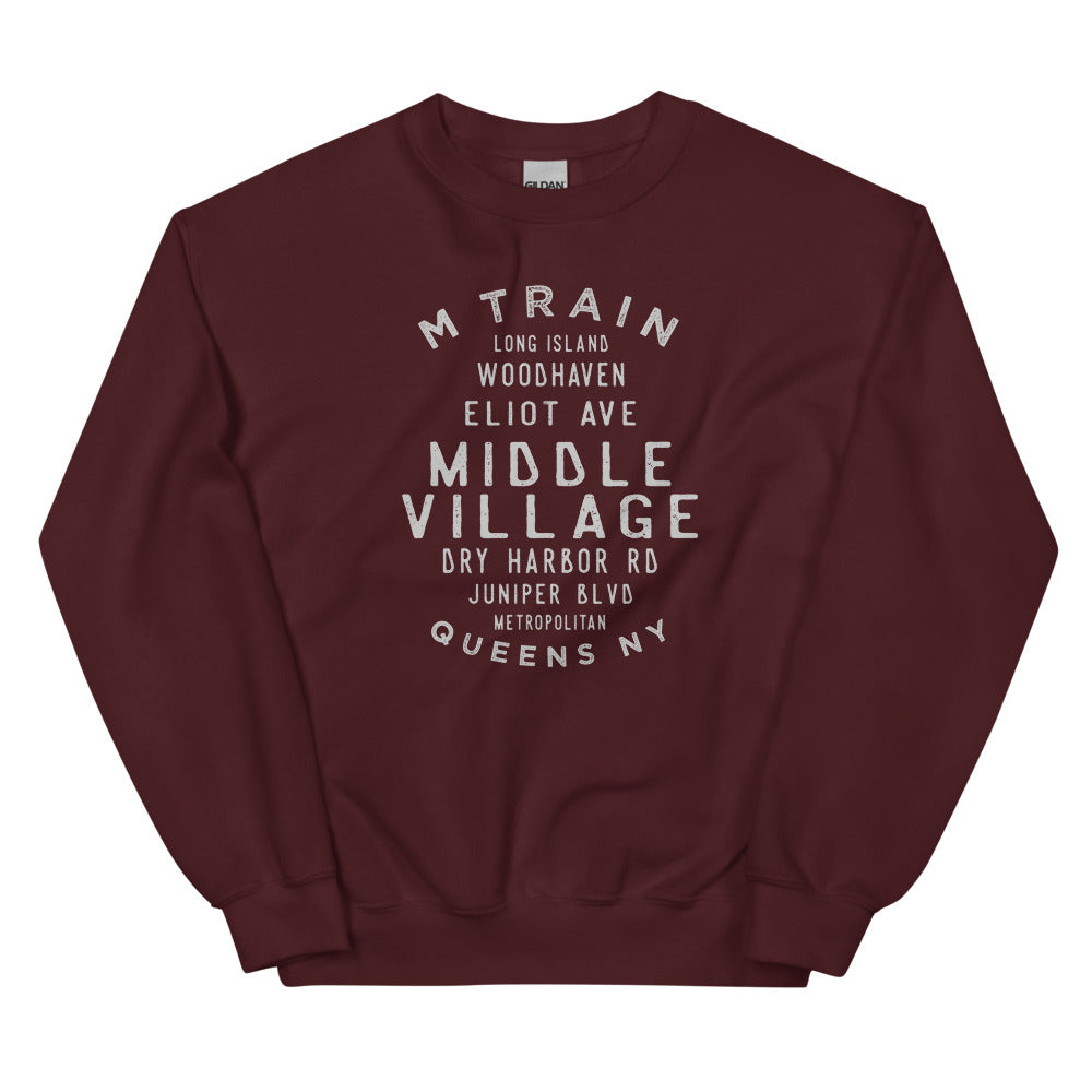 Middle Village Queens NYC Adult Sweatshirt