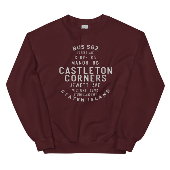 Castleton Corners Staten Island NYC Adult Sweatshirt