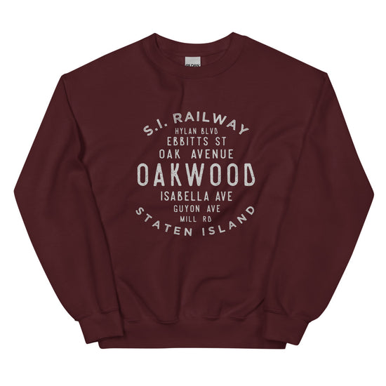 Oakwood Staten Island NYC Adult Sweatshirt
