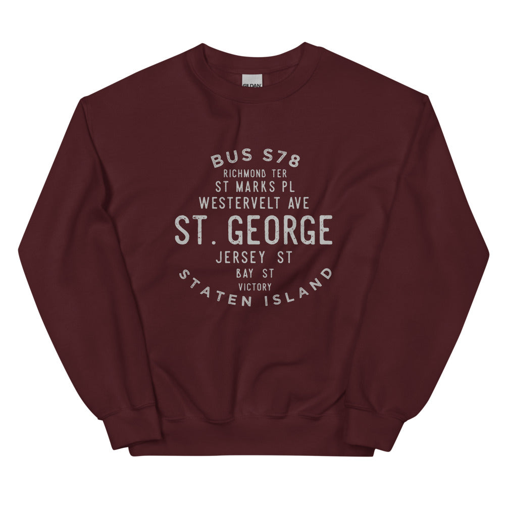 St. George Staten Island NYC Adult Sweatshirt