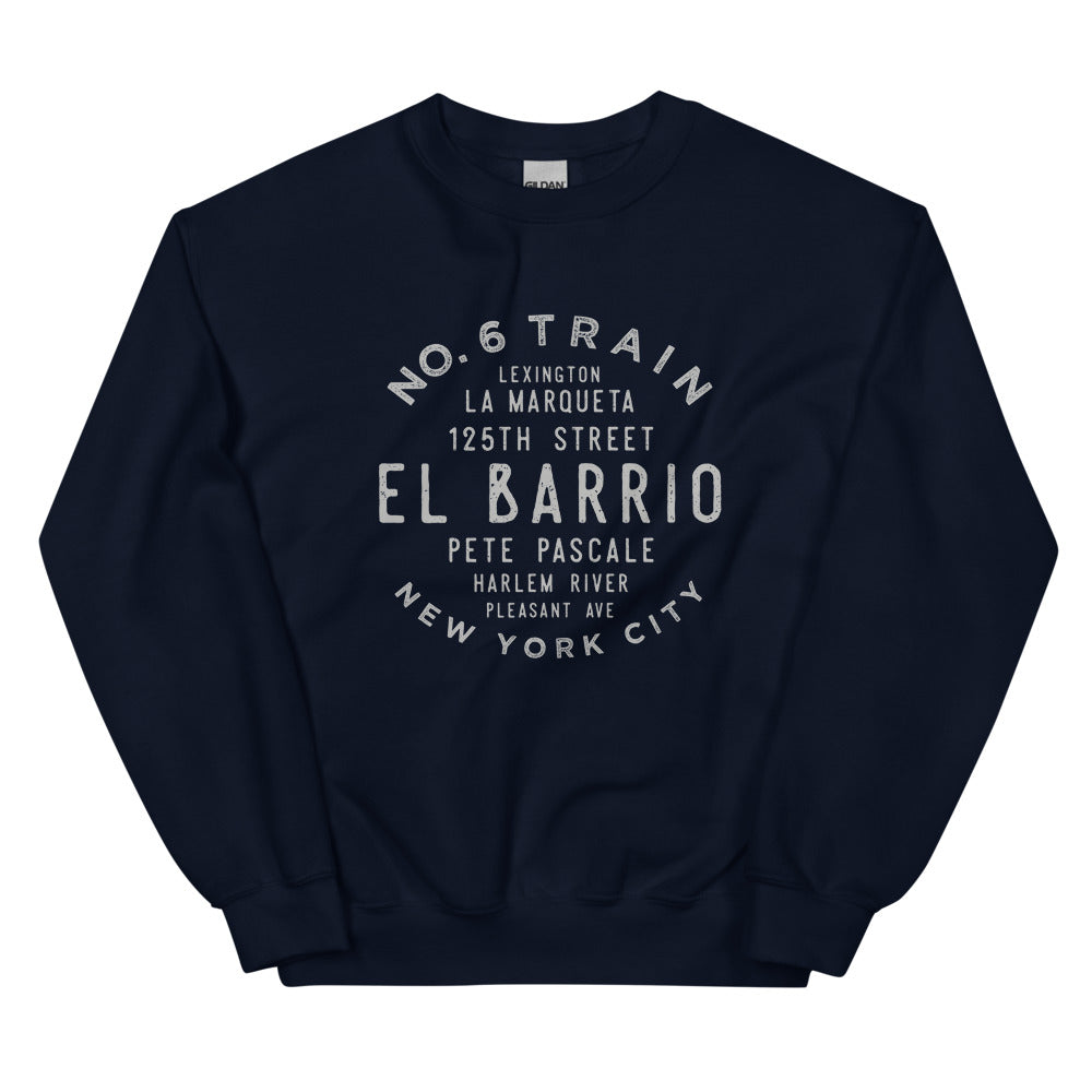 El Barrio Manhattan NYC Adult Sweatshirt