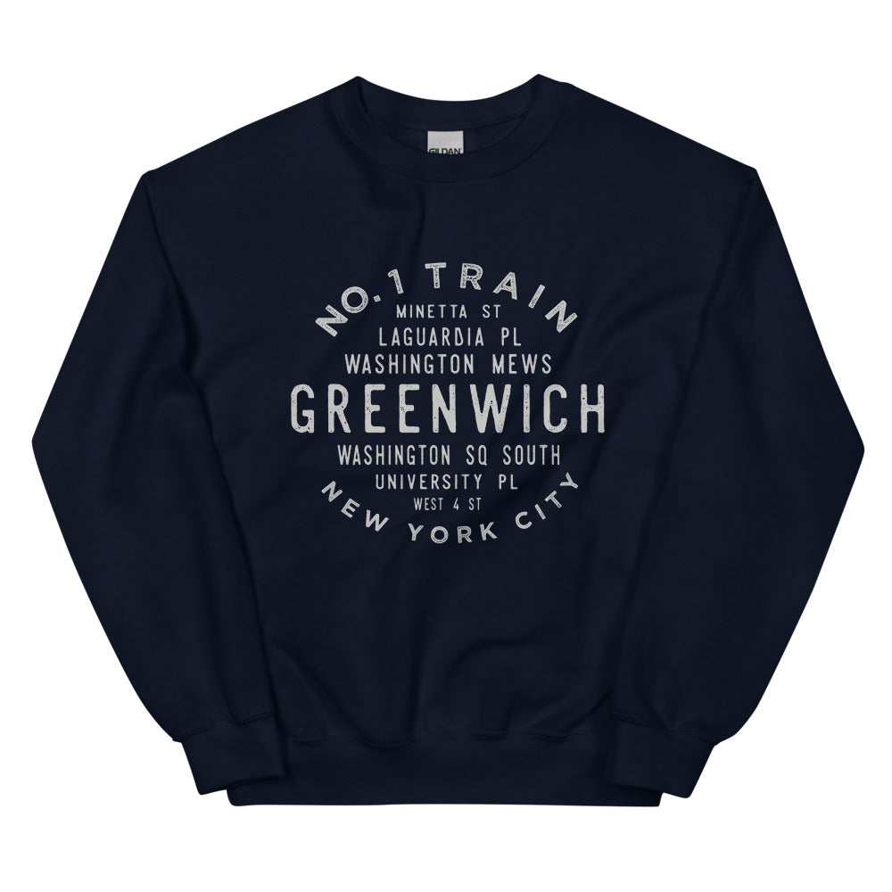 Greenwich Village Manhattan NYC Adult Sweatshirt