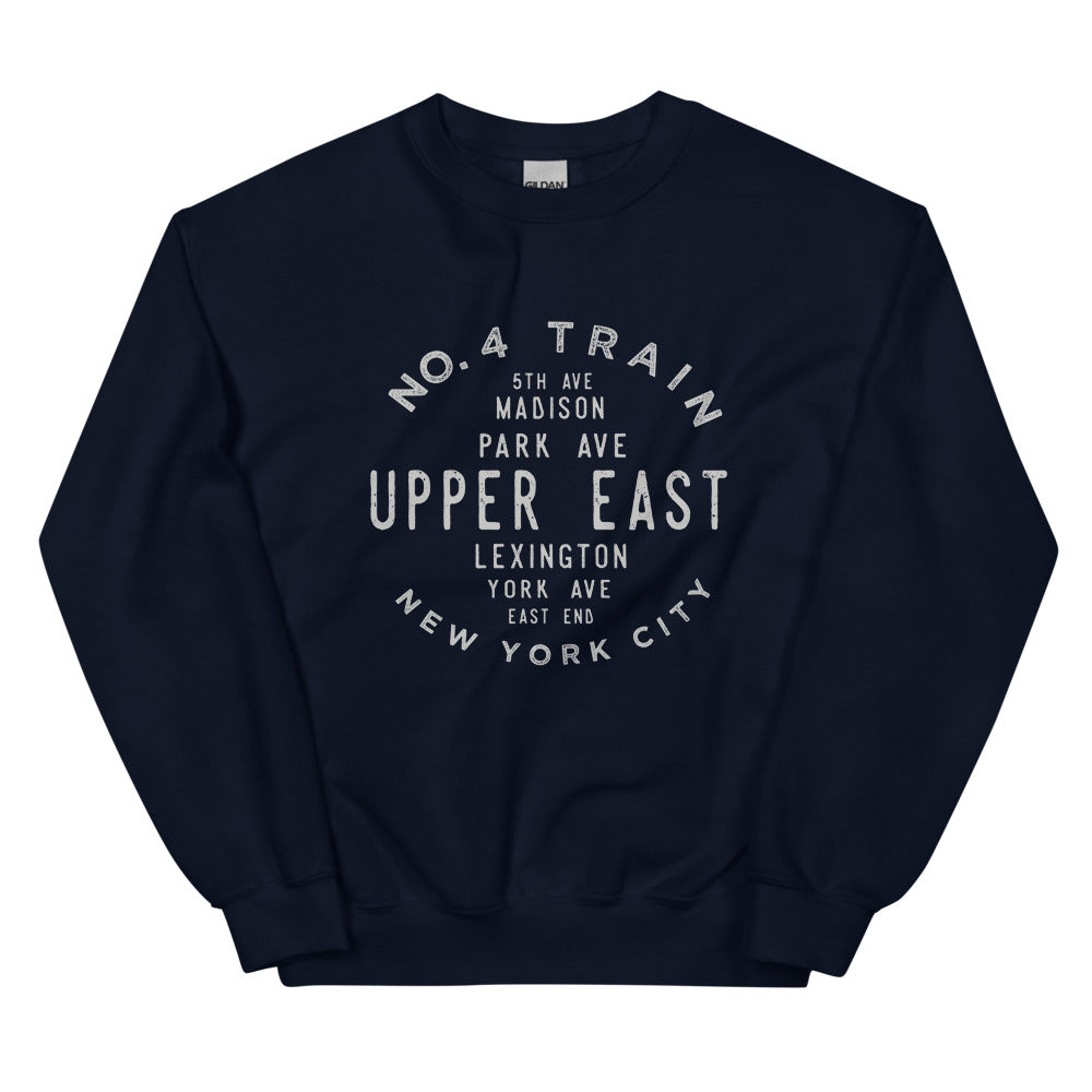Upper East Manhattan NYC Adult Sweatshirt