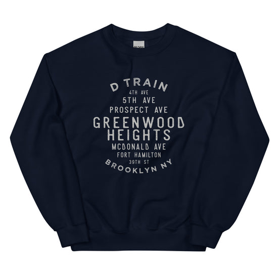 Greenwood Heights Brooklyn NYC Adult Sweatshirt