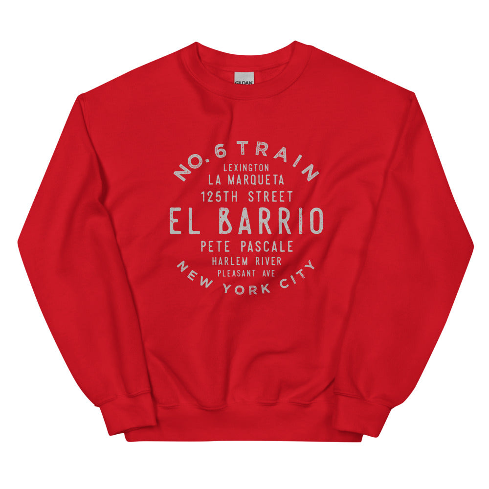 El Barrio Manhattan NYC Adult Sweatshirt