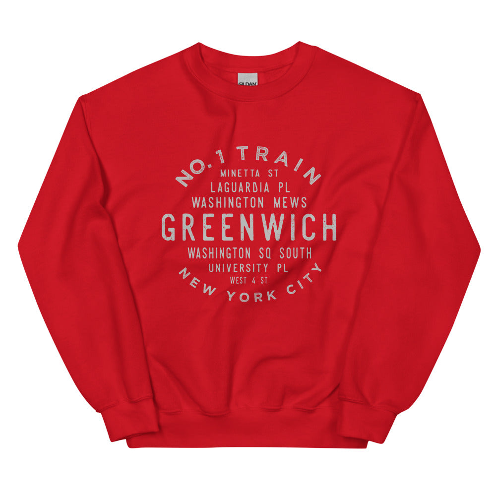 Greenwich Village Manhattan NYC Adult Sweatshirt