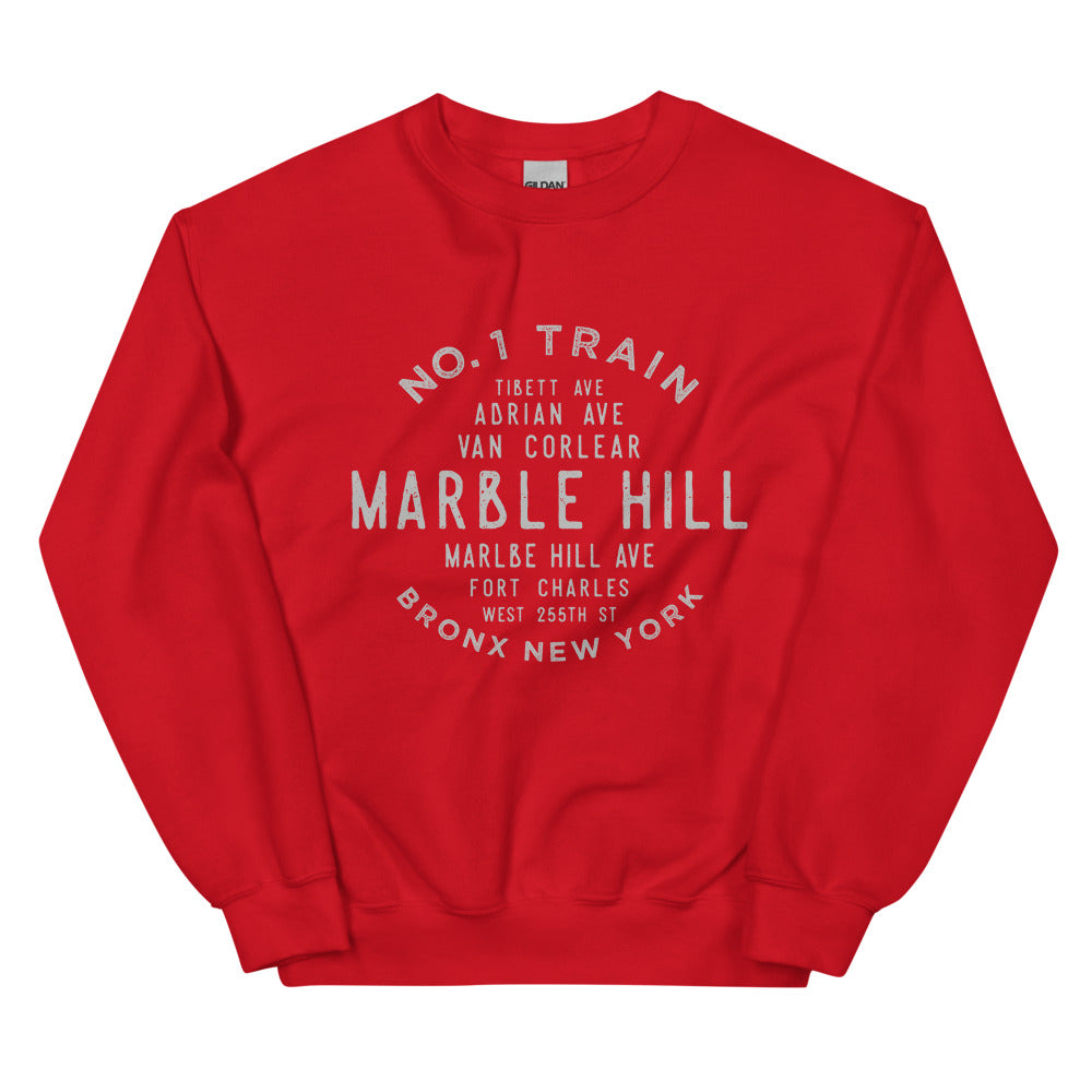 Marble Hill Bronx NYC Adult Sweatshirt