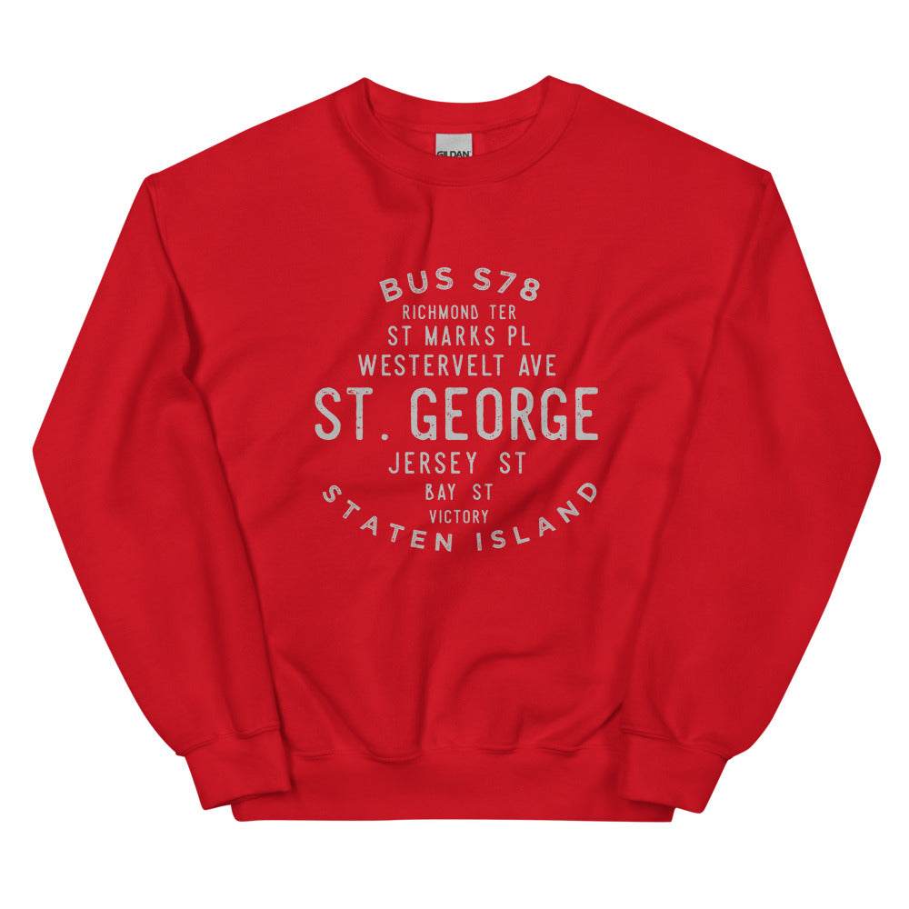 St. George Staten Island NYC Adult Sweatshirt