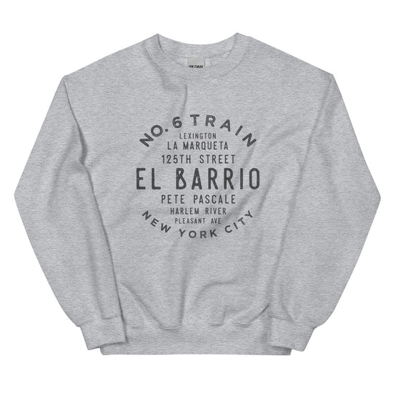 El Barrio Manhattan NYC Adult Sweatshirt