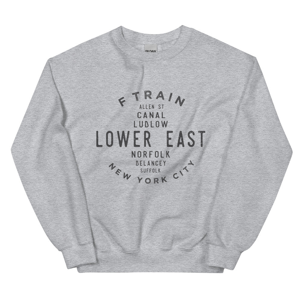 Lower East Manhattan NYC Adult Sweatshirt