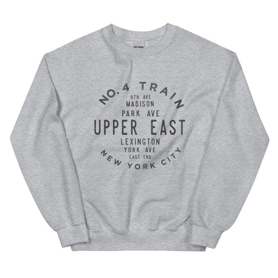 Upper East Manhattan NYC Adult Sweatshirt