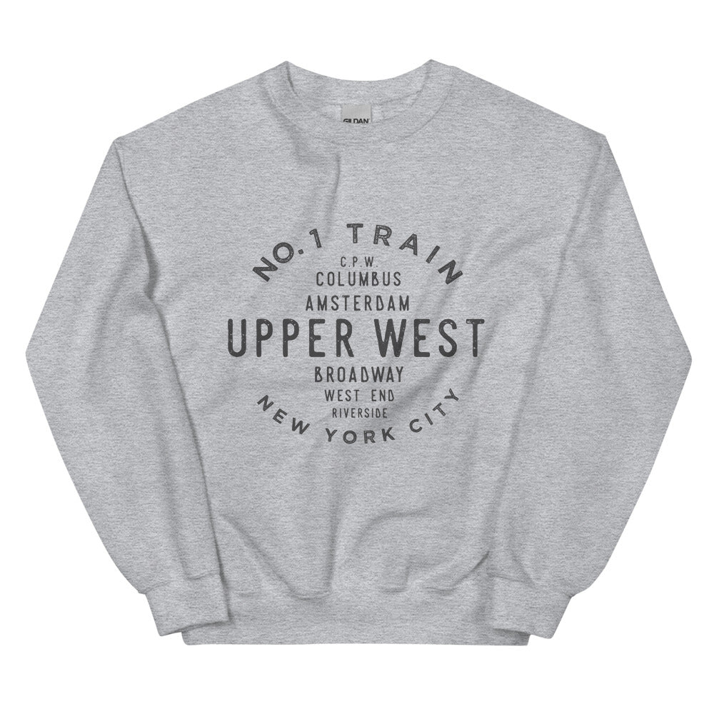 Upper West Manhattan NYC Adult Sweatshirt