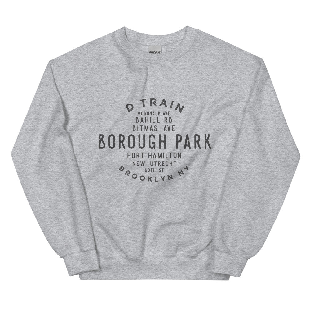 Borough Park Brooklyn NYC Adult Sweatshirt