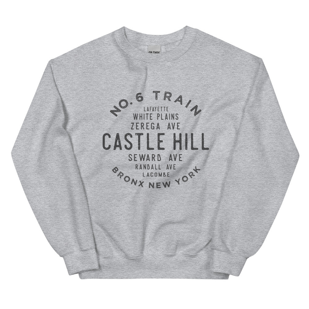 Castle Hill Bronx NYC Adult Sweatshirt