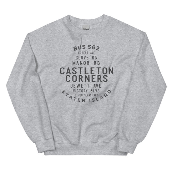 Castleton Corners Staten Island NYC Adult Sweatshirt