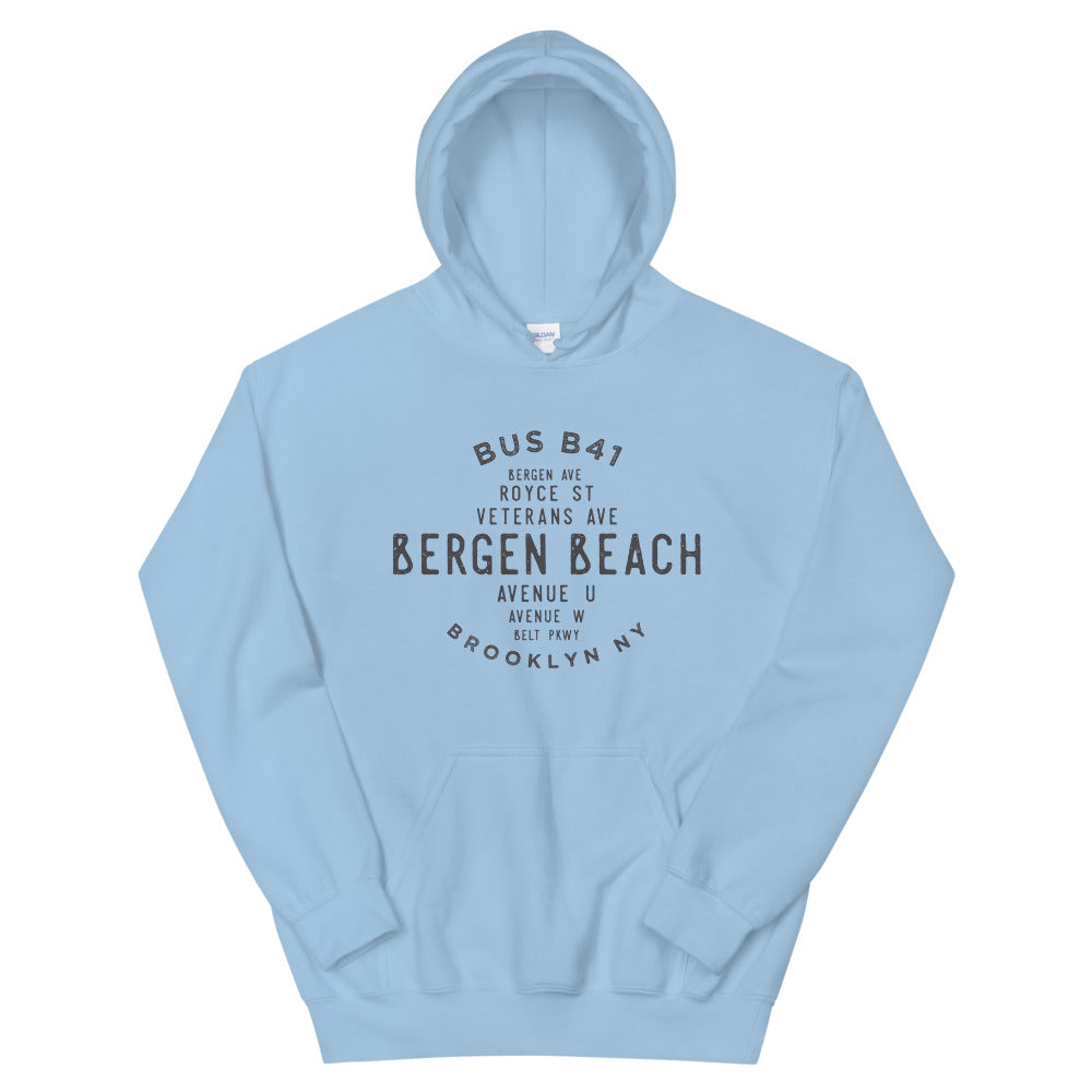 Bergen Beach Brooklyn NYC Adult Hoodie