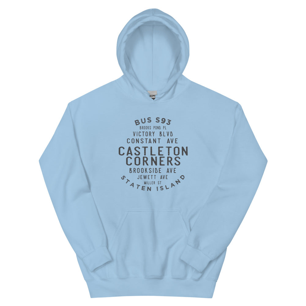 Castleton Corners Staten Island NYC Adult Hoodie