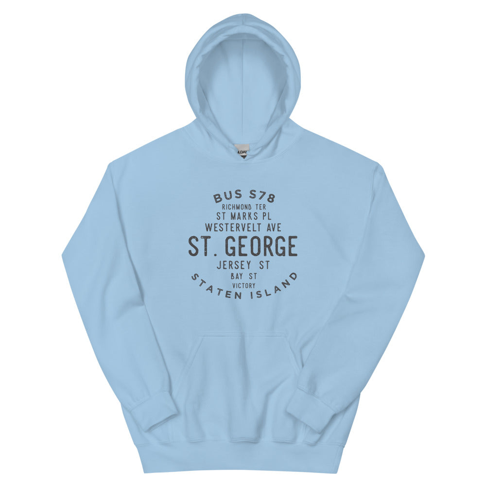 St. George Staten Island NYC Adult Hoodie