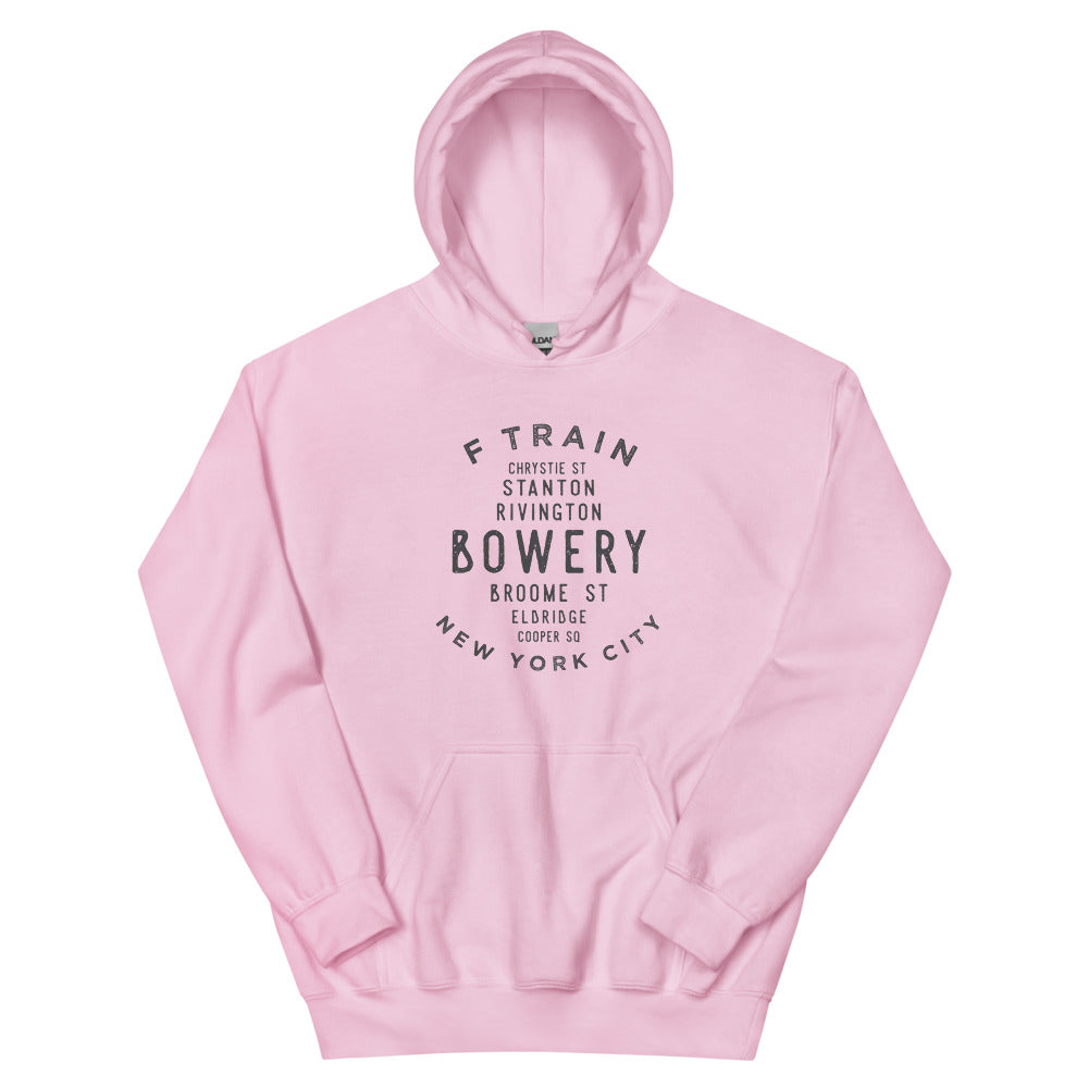 Bowery Manhattan NYC Adult Hoodie