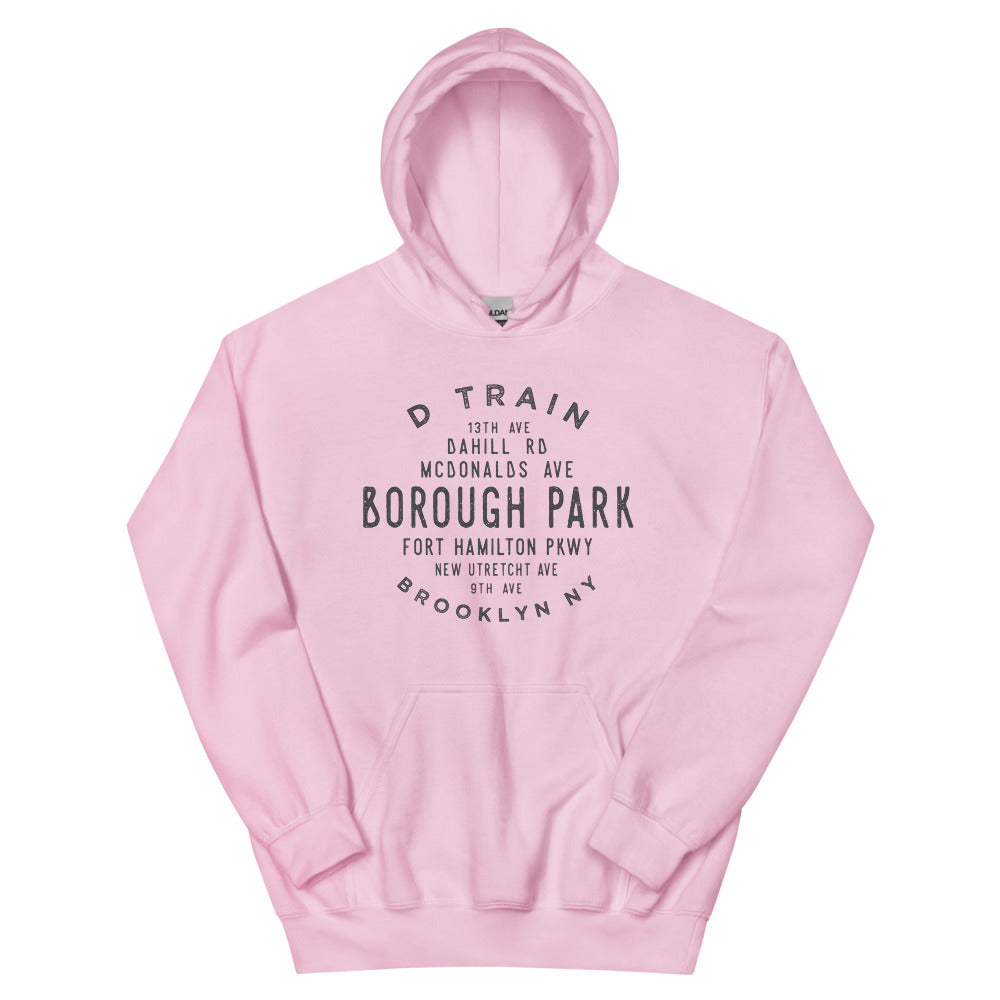 Borough Park Brooklyn NYC Adult Hoodie