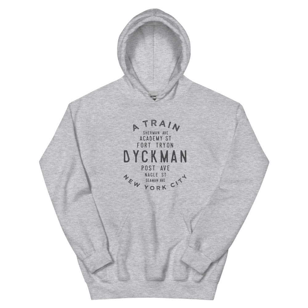 Dyckman Manhattan NYC Adult Hoodie