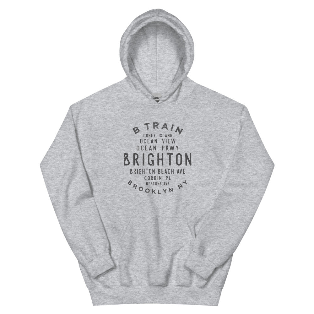Brighton Beach Brooklyn NYC Adult Hoodie