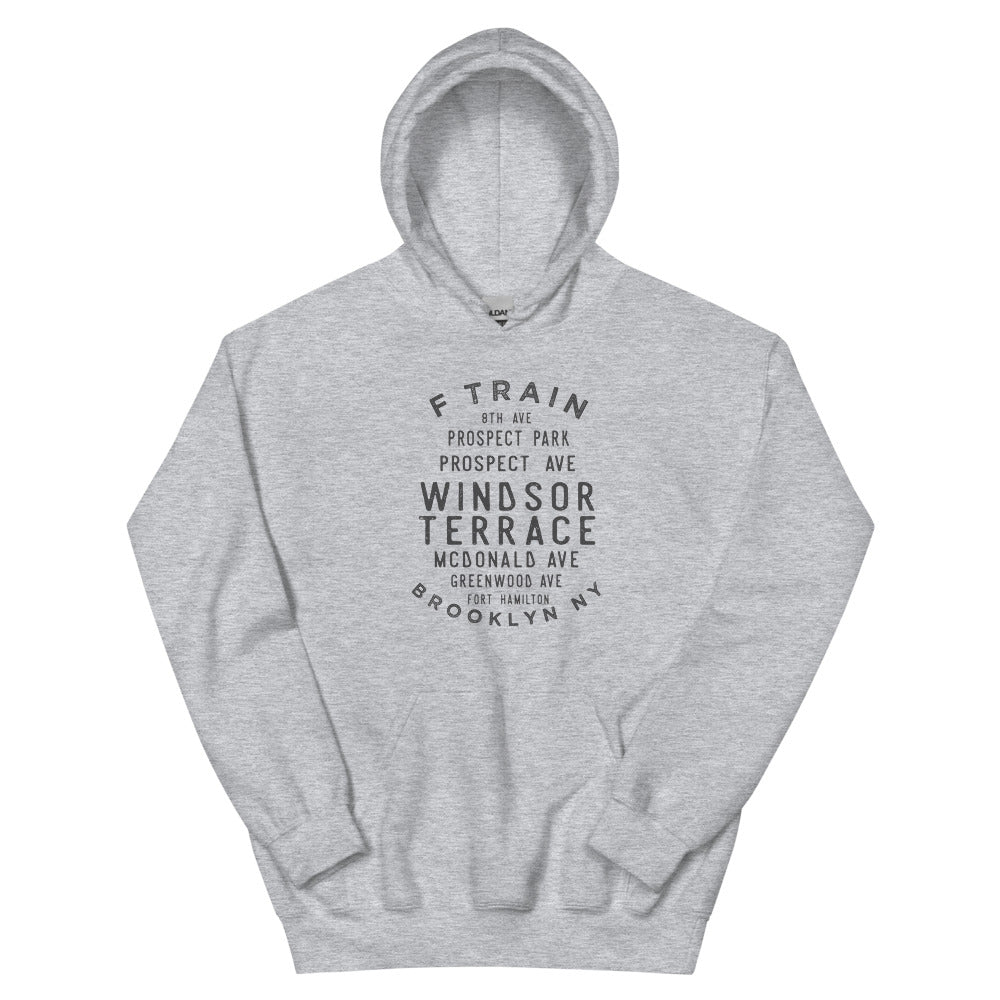 Windsor Terrace Brooklyn NYC Adult Hoodie