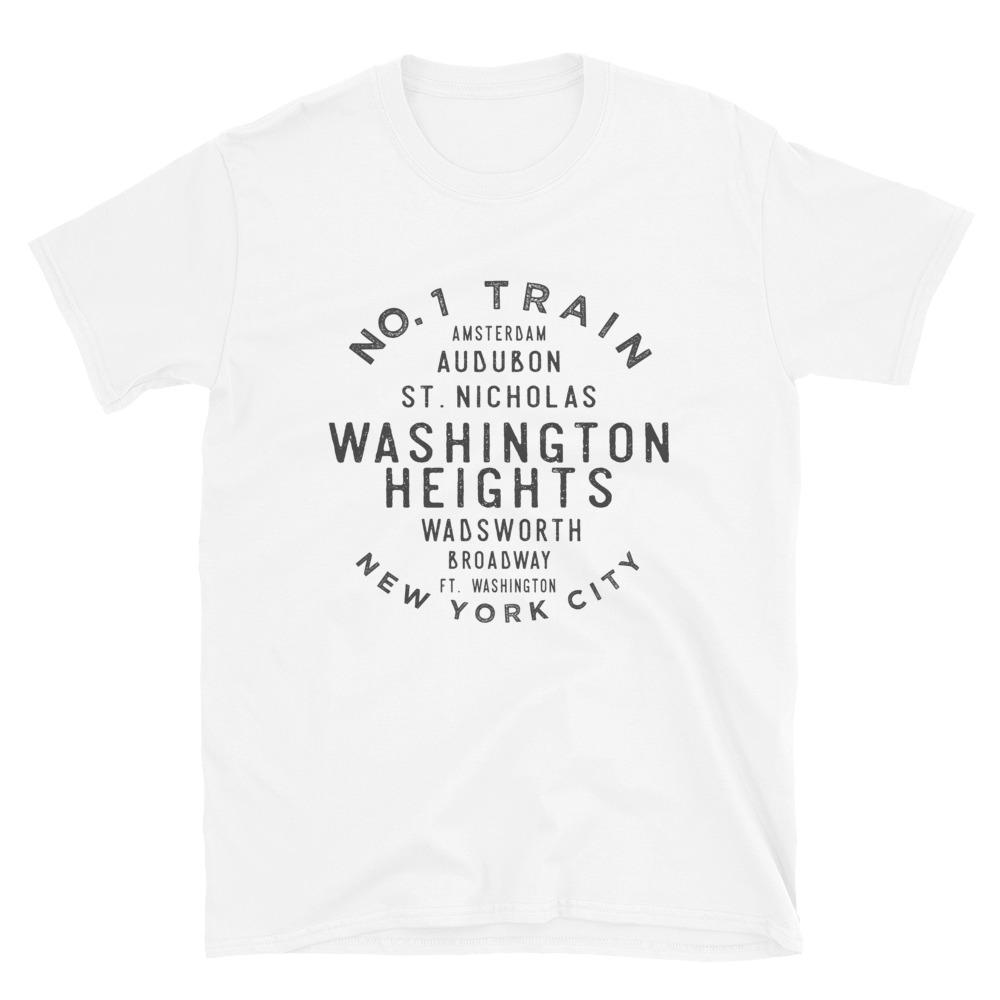Washington Heights Manhattan Unisex Grid Tee - Vivant Garde