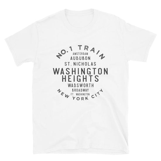 Washington Heights Manhattan Unisex Grid Tee - Vivant Garde