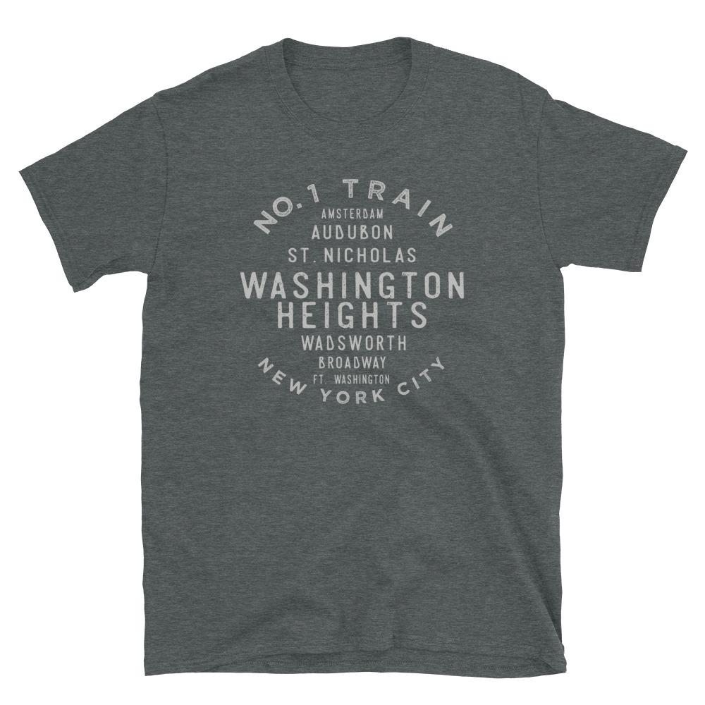 Washington Heights Manhattan Unisex Grid Tee - Vivant Garde
