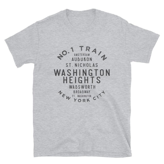 Washington Heights Manhattan Unisex Grid Tee - Vivant Garde