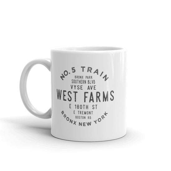 West Farms Bronx NYC Mug